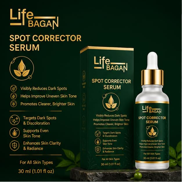 Life Bagan Face Serum | Lightweight Daily Facial Serum for Radiant, Smooth & Healthy-Looking Skin | Fast Absorbing Non-Greasy Formula | Suitable for All Skin Types | 30ml