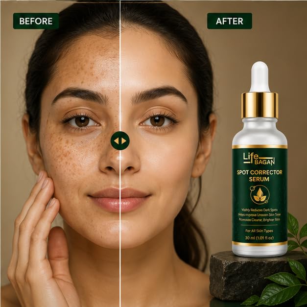 Life Bagan Face Serum | Lightweight Daily Facial Serum for Radiant, Smooth & Healthy-Looking Skin | Fast Absorbing Non-Greasy Formula | Suitable for All Skin Types | 30ml