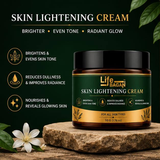 Life Bagan Face Cream | Daily Moisturizing Cream for Soft, Smooth & Healthy-Looking Skin | Lightweight Non-Greasy Formula | Suitable for All Skin Types | 50g