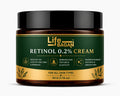 Life Bagan Retinol 0.2% Face Cream | Night Care Moisturizing Face Cream for Smooth & Healthy-Looking Skin | Lightweight Non-Greasy Formula | Suitable for All Skin Types | 50g