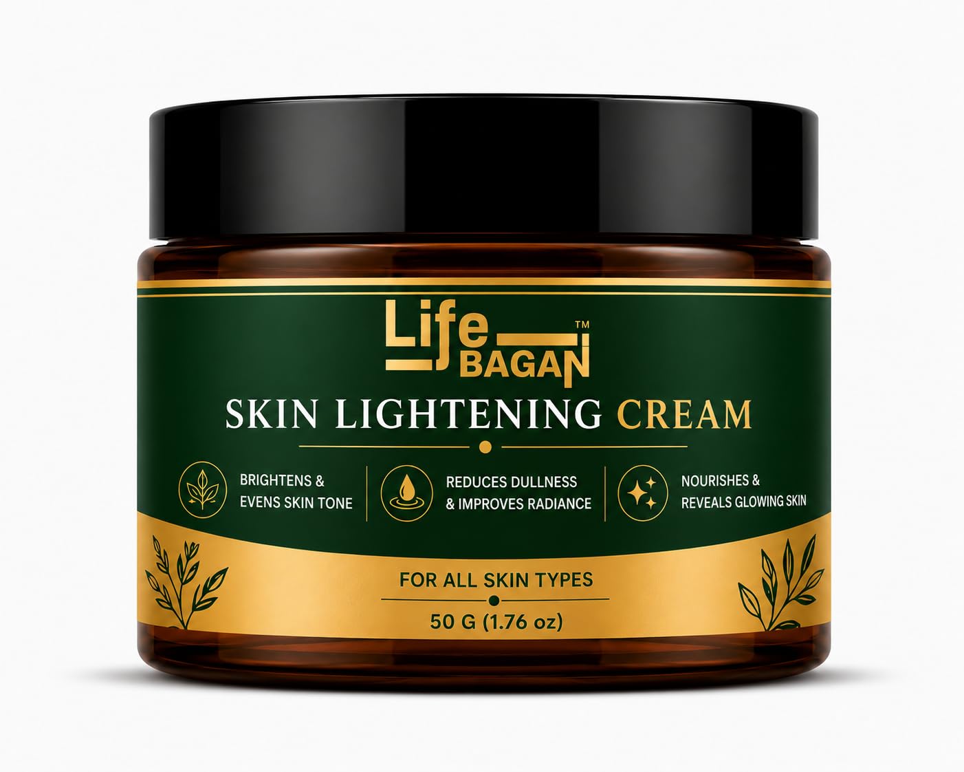 Life Bagan Face Cream | Daily Moisturizing Cream for Soft, Smooth & Healthy-Looking Skin | Lightweight Non-Greasy Formula | Suitable for All Skin Types | 50g